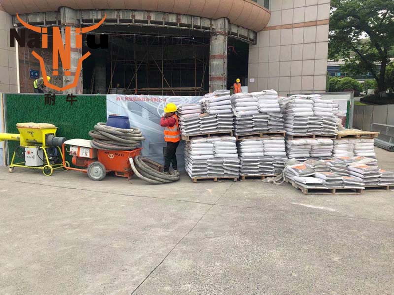 灌浆料开裂现象